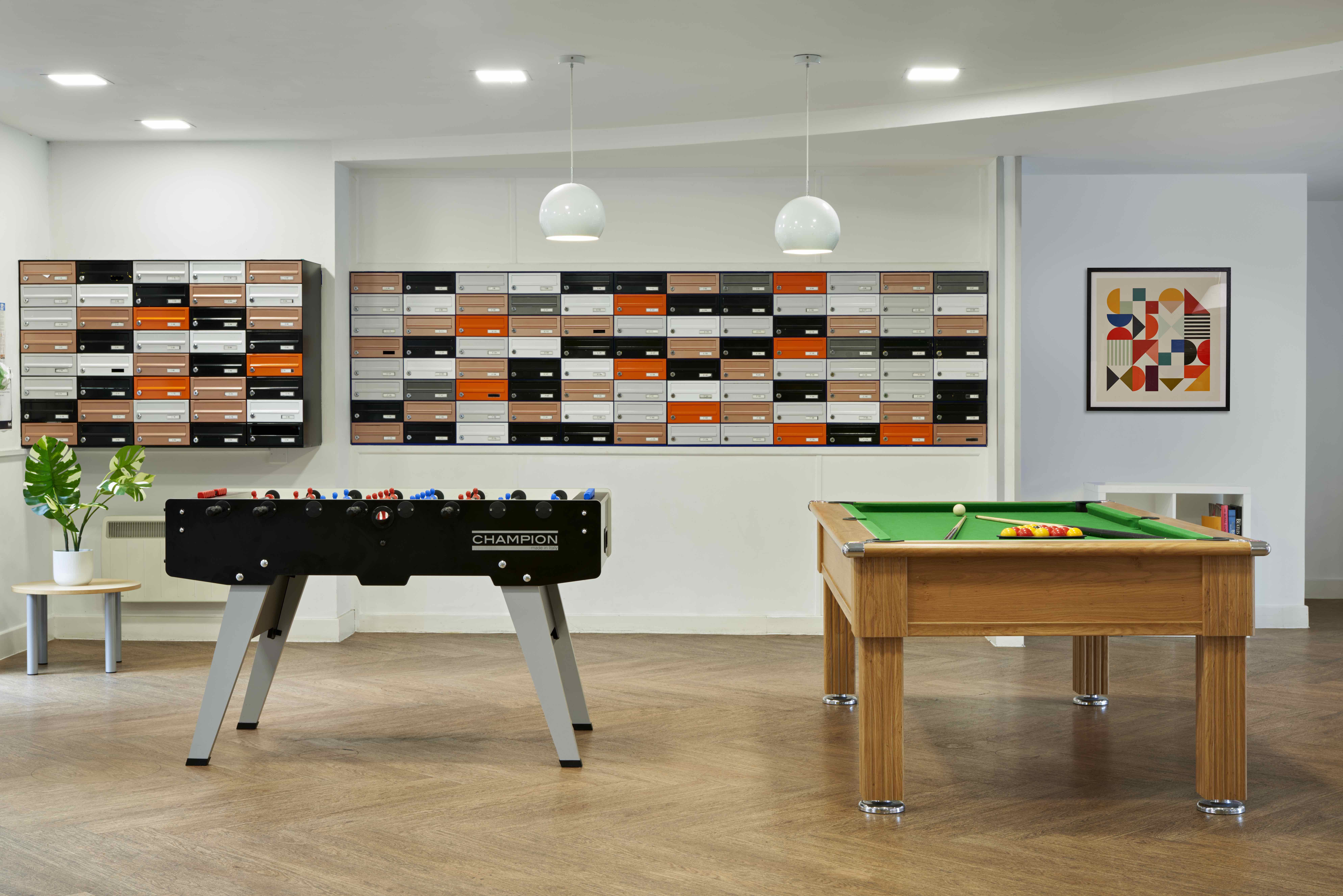 Sheffield student accommodation Games Area