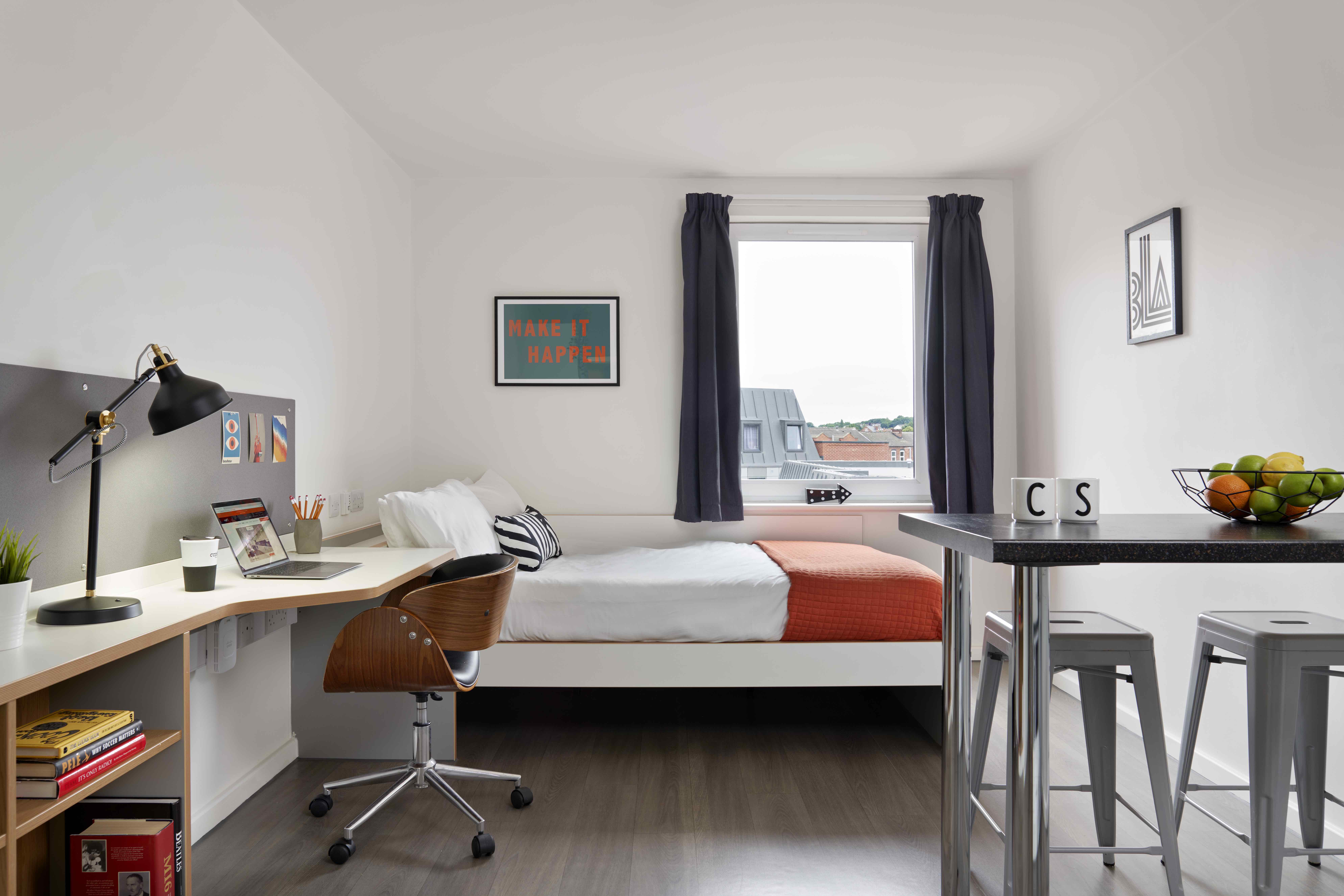 Leeds student accommodation bronze studio