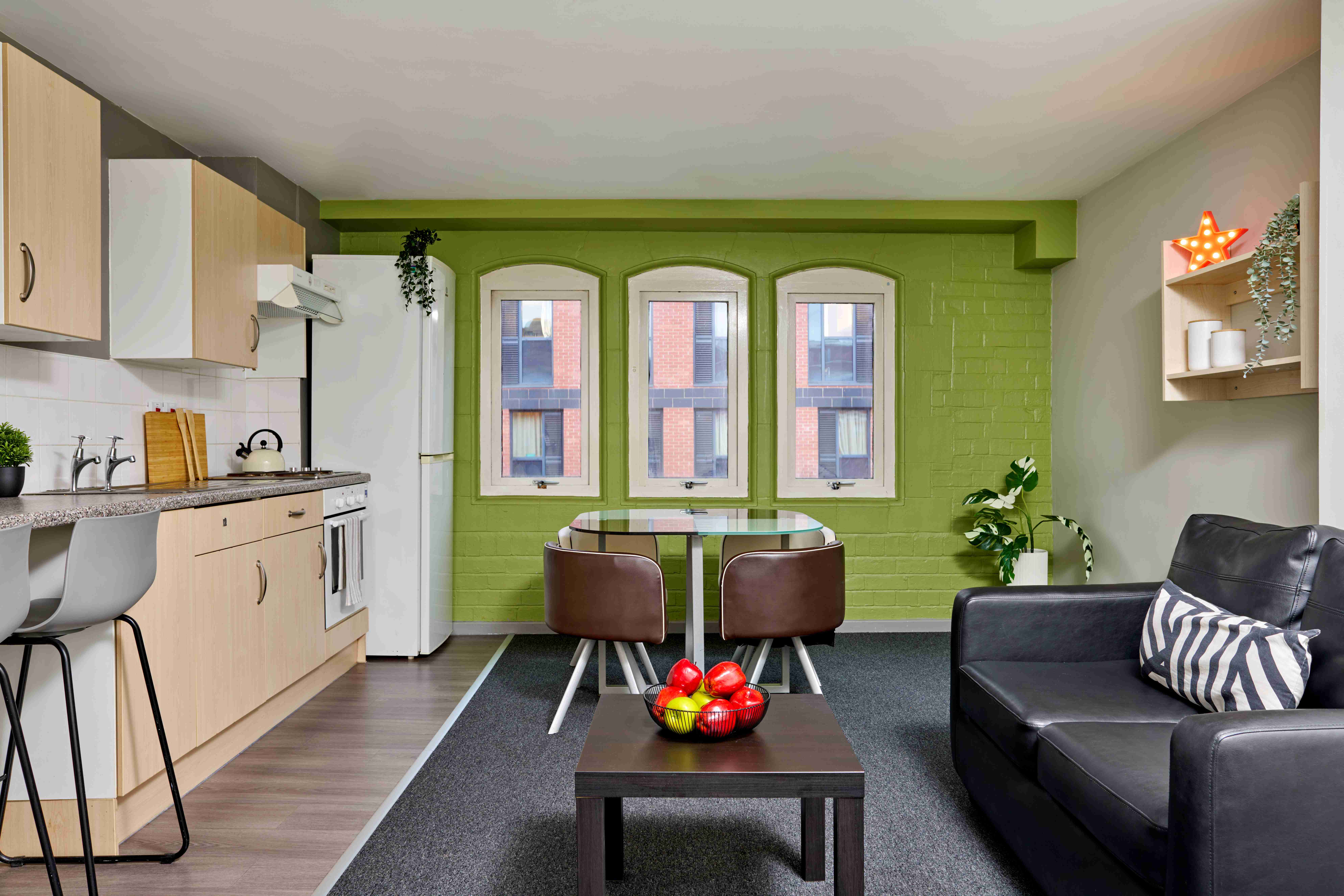 coventry student accommodation apartment kitchen