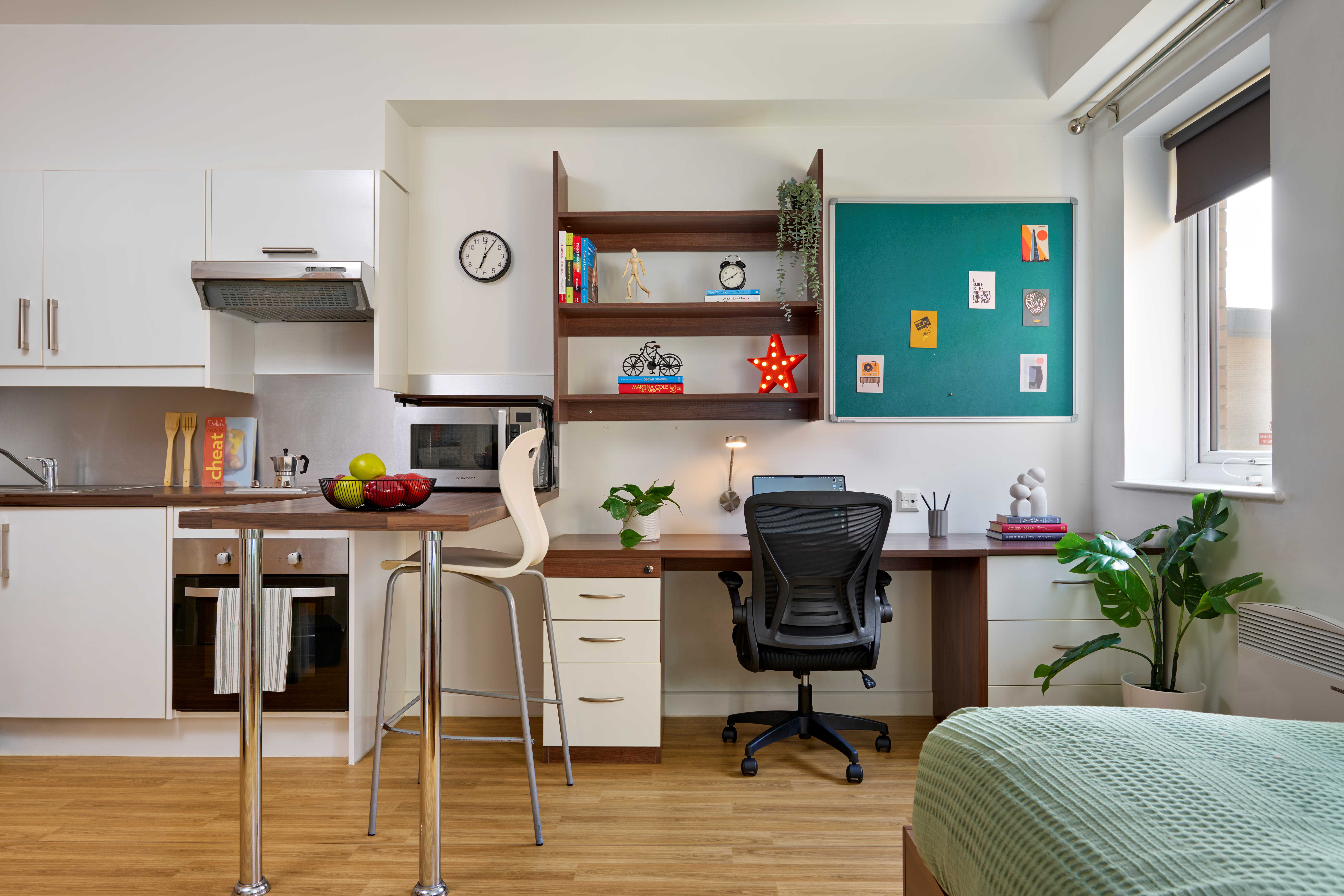 maltings student studio living area